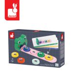 Janod: Drewniana układanka logiczna Algorytmy Żaba 3+