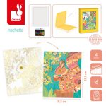 Janod: Zestaw kreatywny Złote kontury Ogród 6+ - obrazek 2