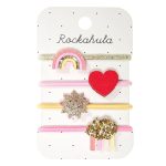 Rockahula Kids: 4 gumki do włosów Hippy Rainbow