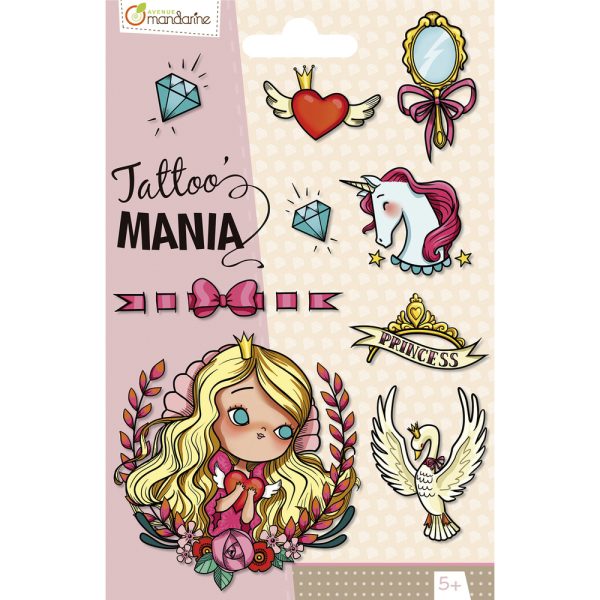 Maildor: Tatuaże zmywalne Księżniczka 5+
