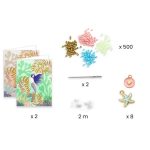 DJECO Zestaw ART bransoletki przyjaźni SYRENKA 6+ - obrazek 3