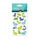 Maildor: Naklejki 3D wypukłe Dinozaury w Łatki