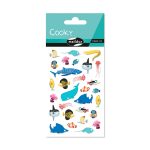 Maildor: Naklejki 3D wypukłe Zwierzęta Morskie