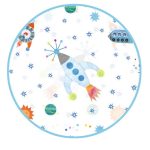 DJECO: Pelerynka przeciwdeszczowa RAKIETY 5-7 lat - obrazek 2