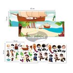 Maildor: Zestaw Naklejek Historie - PIRACI 5+ - obrazek 2