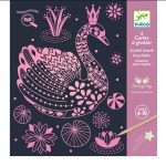 Djeco: Wydrapywanka świecąca w ciemności ŁABĘDŹ 6+ - obrazek 2