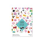 Maildor: Książeczka A5 z naklejkami Serca