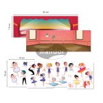 Maildor: Zestaw Naklejek z planszami - Historie -  Balet 5+ - obrazek 2