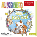 Monumi: Książeczka harmonijka do kolorowania - Dzieciaki zwierzaki na wsi 5l+ - obrazek 2