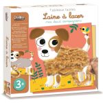 CREA LIGN: zestaw kreatywny z wełną Puszyste zwierzęta z farmy 3+