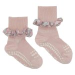 GoBabyGo: antypoślizgowe skarpetki do nauki chodzenia BAMBOO Soft Pink Michelle 1-2 lata