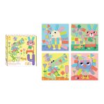 Janod: Zestaw kreatywny Wycinanki przyklejanki My arts & crafts 4+ - obrazek 3