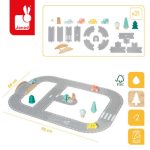 Janod: Filcowy tor dla samochodów z akcesoriami 2+ - obrazek 2