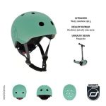 SCOOTANDRIDE: Kask S-M dla dzieci 3+ Forest - obrazek 2