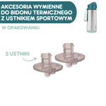b.box: ustniki zapasowe do bidonu termicznego sportowego 500 ml 2 szt.