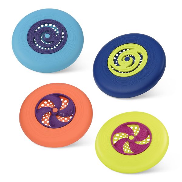 B.TOYS: Disc-Oh! – zestaw 4 plastikowych dysków do gry zręcznościowej