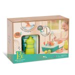 B.toys: Splash-n-Scrub Sink – ZLEW z DZIAŁAJĄCYM KRANEM i akcesoriami - obrazek 2