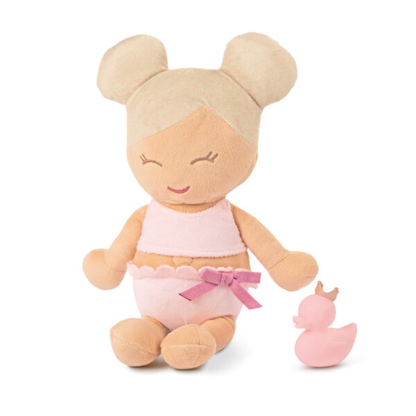 LullaBaby: lalka przytulanka DO KĄPIELI – blondynka