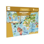 Scratch: 2w1 puzzle magnetyczne i gra obserwacyjna 80 elementów Dinozaury