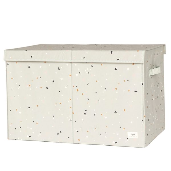 3 Sprouts: pudełko zamykane Recycled Terrazzo Green