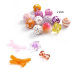 Djeco: Zestaw tworzenie biżuterii BĄBELKI ZŁOTE 4+ - obrazek 3