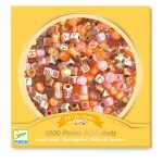 Djeco: Zestaw tworzenie biżuterii ZŁOTE LITERKI 6+