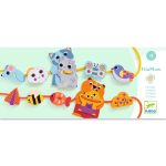 Djeco: Nawlekanka drewniana ZWIERZAKI 2+