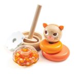 Djeco: Drewniana układanka wieża KOTEK - obrazek 2