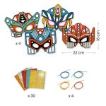 Djeco: ZESTAW kreatywny maski SUPERROBOTY 5+ - obrazek 3