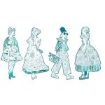 Djeco: Kolorowanki elegantki - REBEKKA 6+ - obrazek 2