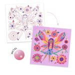 Djeco: Metaliczne kolorowanki WRÓŻKI 5+ - obrazek 2