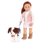 Our Generation: Lalka DELPHIA 46cm – z PIESKIEM BERNARDYNEM