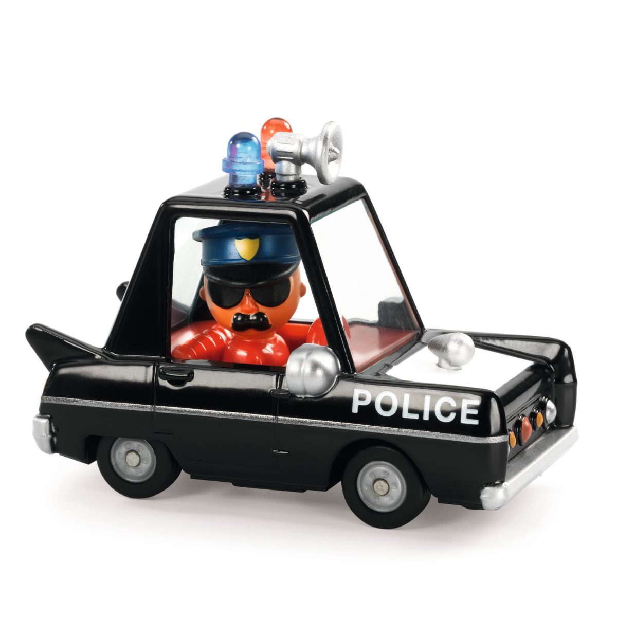 DJ05473-C-RVB Djeco: autko CRAZY MOTORS - HURRY POLICE - obrazek 2