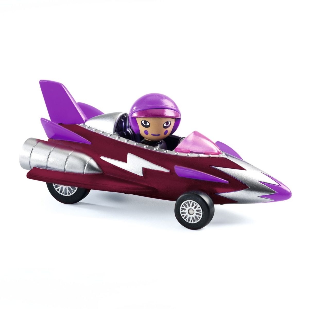 Djeco: autko CRAZY MOTORS - MISS BURGUNDY - obrazek 2