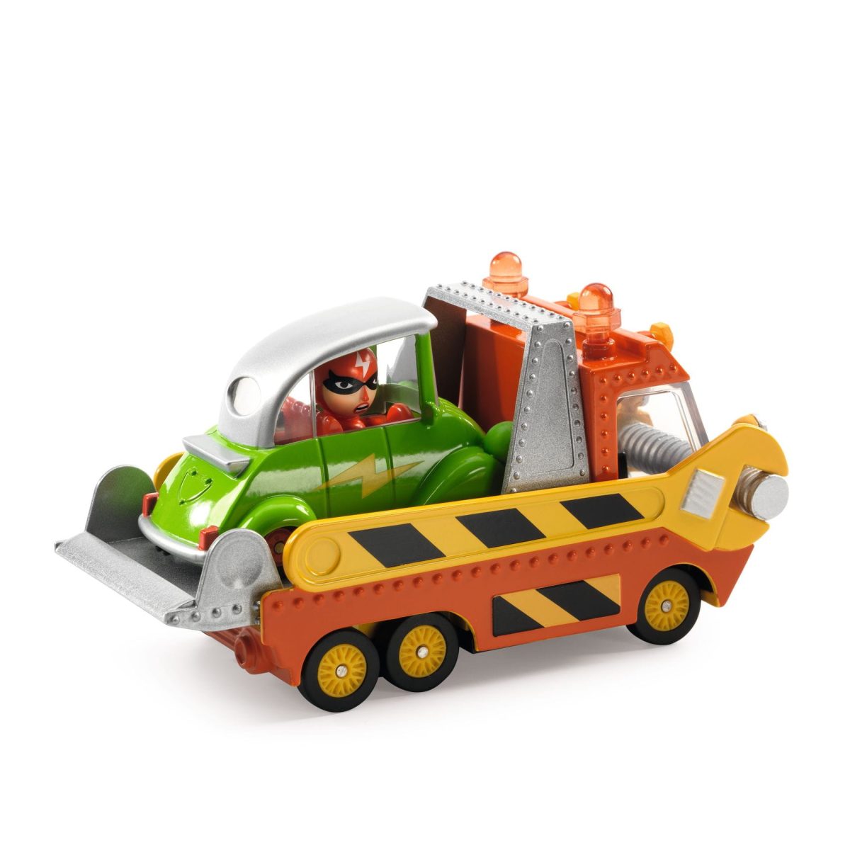 DJ05494-C2-RVB Djeco: autko laweta CRAZY TRUCK - obrazek 4
