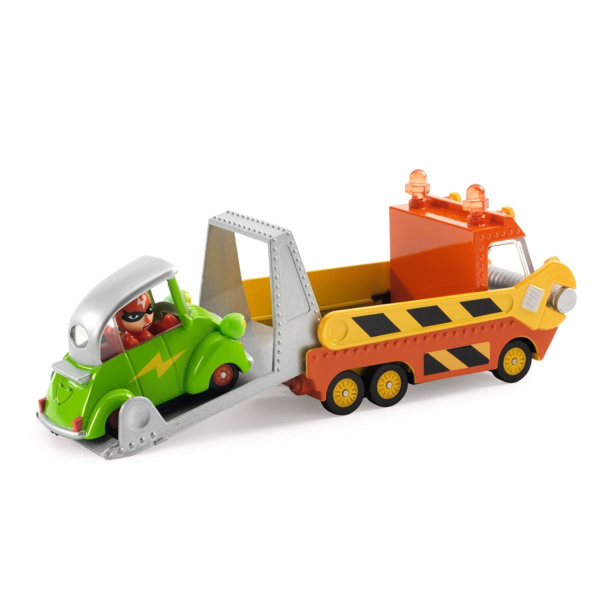 DJ05494-C3-RVB Djeco: autko laweta CRAZY TRUCK - obrazek 3