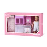 LORI: Laleczka z zestawem mebli do ŁAZIENKI – Adelina’s Bathtub Set - obrazek 4