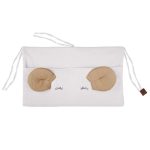Hi Little One: organizer do łóżeczka MOUSE White&Beige