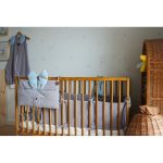Hi Little One: organizer do łóżeczka SLEEPY BUNNY Grey&Blue - obrazek 5