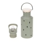 Lassig: Bidon ze stali nierdzewnej 500 ml Happy Prints oliwkowy
