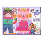 Djeco: Zestaw artystyczny KOLAŻE BŁYSKOTKI