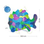 Djeco: Metaliczne kolorowanki POD FALAMI 3+ - obrazek 2