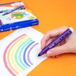 MILAN: flamastry MAXI SUPER WASHABLE 12 kolorów - obrazek 3