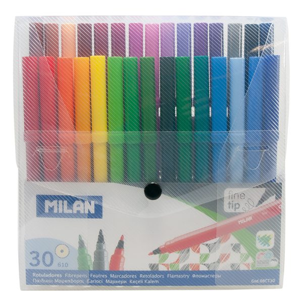 MILAN: flamastry w etui 30 kolorów