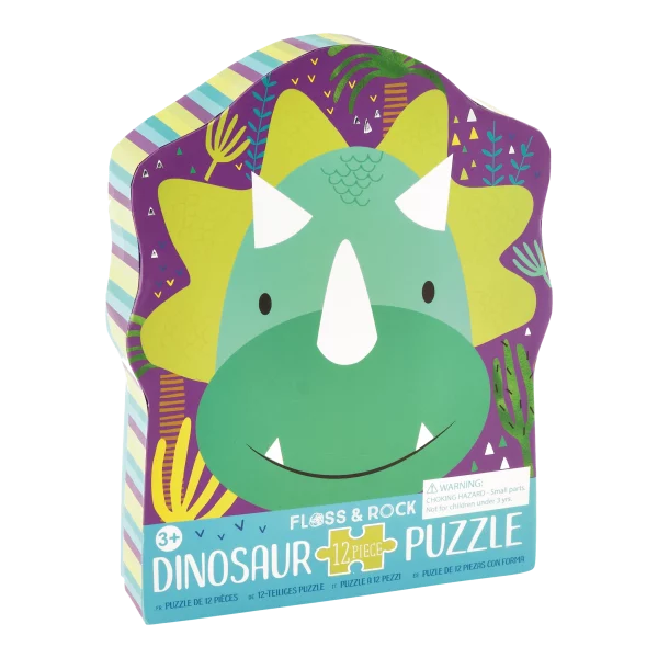 Floss&Rock: Dinozaury puzzle 12 elementów