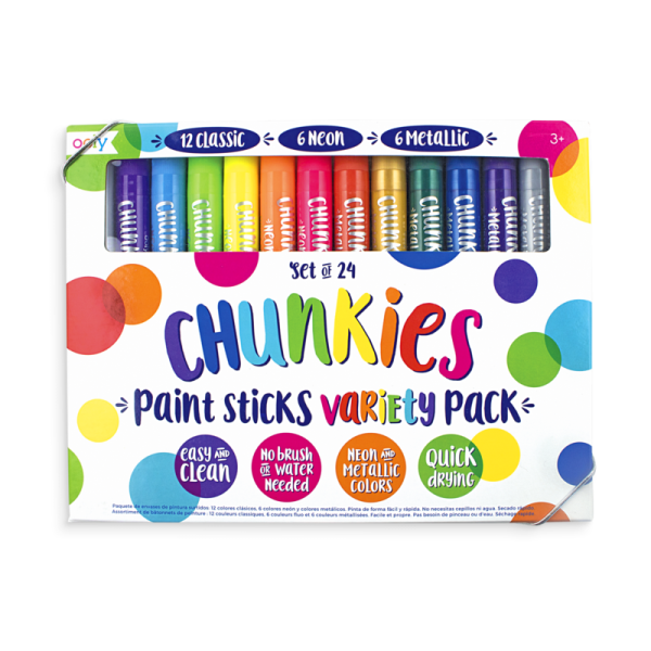 Ooly: Farba w Kredce 24 szt. Chunkies Paint Sticks