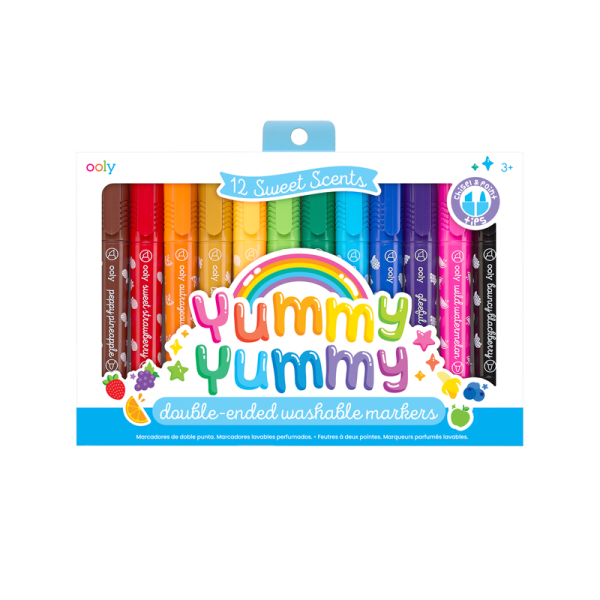 Ooly: Flamastry Dwustronne, Pachnące, Yummy Yummy