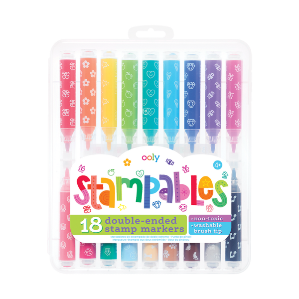 Ooly: Flamastry ze Stempelkami - Stampables