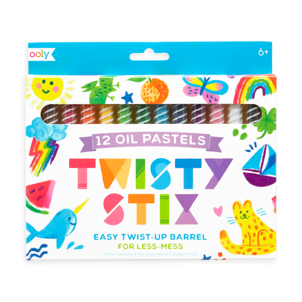 Ooly: Kredki Olejne Pastele, Wykręcane, Twisty Stix