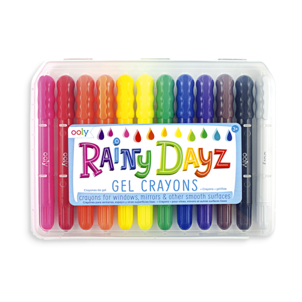 Ooly: Kredki Żelowe Do Malowanie Na Szkle Rainy Dayz